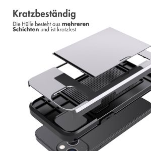 iMoshion Backcover mit Kartenfach für das iPhone 13 - Grau