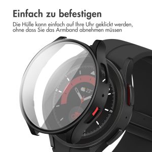 iMoshion Full Cover Hard Case für das Samsung Galaxy Watch 6 44 mm - Schwarz