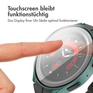 iMoshion Full Cover Hard Case für das Samsung Galaxy Watch 6 44 mm - Dunkelgrün