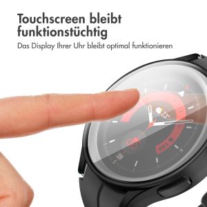 iMoshion Full Cover Hard Case für das Samsung Galaxy Watch 4 44 mm - Schwarz