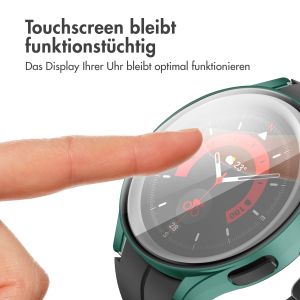 iMoshion Full Cover Hard Case für das Samsung Galaxy Watch 4 44 mm - Dunkelgrün