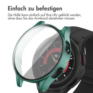 iMoshion Full Cover Hard Case für das Samsung Galaxy Watch 4 44 mm - Dunkelgrün