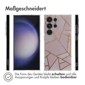 iMoshion Design Hülle für das Samsung Galaxy S24 Ultra - Pink Graphic
