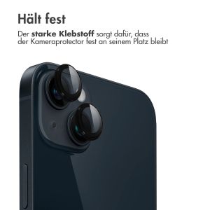 iMoshion 2er-Pack Objektivschutz für Kamera für das iPhone 15 / 15 Plus - Schwarz