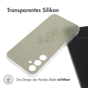 iMoshion Design Hülle für das Samsung Galaxy S23 FE - Floral Green