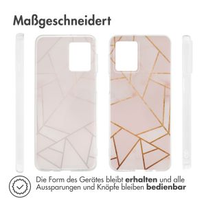 iMoshion Design Hülle für das Motorola Moto G54 - Pink Graphic