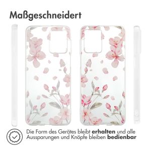 iMoshion Design Hülle für das Motorola Moto G54 - Blossom