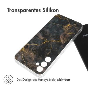 iMoshion Design Hülle für das Samsung Galaxy A14 (5G/4G) - Black Marble