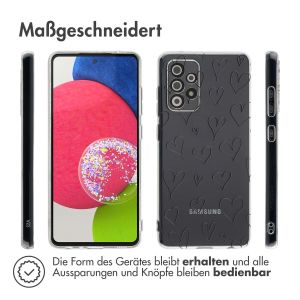 iMoshion Design Hülle für das Samsung Galaxy A52(s) (5G/4G) - Hearts