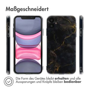 iMoshion Design Hülle für das iPhone 11 - Black Marble