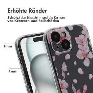 iMoshion Design Hülle für das iPhone 15 - Blossom