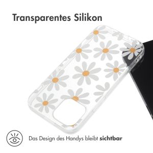 iMoshion Design Hülle für das iPhone 13 Mini - Daisy flower