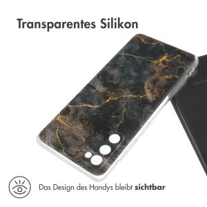 iMoshion Design Hülle für das Samsung Galaxy S20 FE - Black Marble