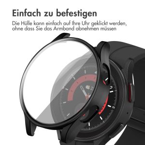 iMoshion Full Cover Hard Case für das Samsung Galaxy Watch 4 40 mm - Schwarz