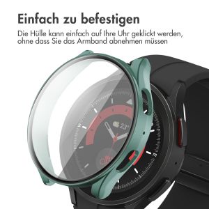 iMoshion Full Cover Hard Case für das Samsung Galaxy Watch 5 40 mm - Dunkelgrün