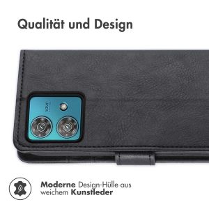 iMoshion Luxuriöse Klapphülle für das Motorola Moto G84 - Schwarz