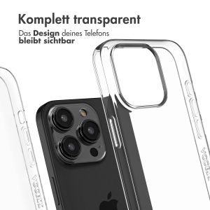 Accezz 100% recyceltes TPU Clear Cover für das iPhone 15 Pro - Transparent