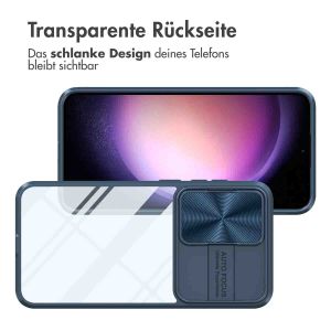iMoshion Back Cover mit Kameraschieber für das Samsung Galaxy S24 - Dunkelblau
