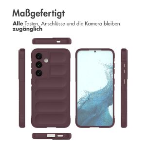 iMoshion EasyGrip Back Cover für das Samsung Galaxy S24 - Aubergine 