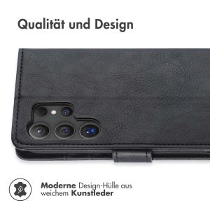 iMoshion Luxuriöse Klapphülle für das Samsung Galaxy S24 Ultra - Schwarz