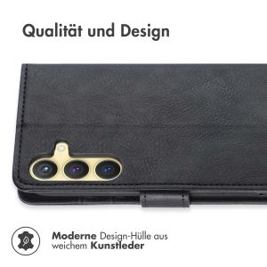 iMoshion Luxuriöse Klapphülle für das Samsung Galaxy S24 - Schwarz