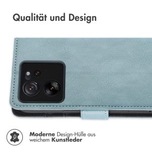 iMoshion Luxuriöse Klapphülle für das Xiaomi 13T / 13T Pro - Hellblau
