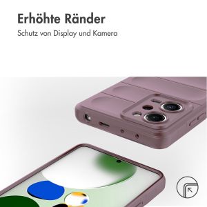 iMoshion EasyGrip Backcover für das Xiaomi Redmi Note 12 Pro - Violett