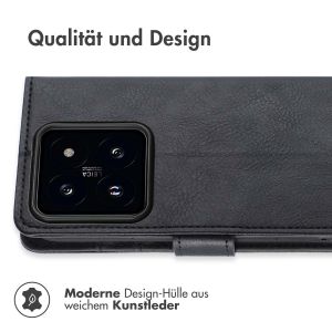 iMoshion Luxuriöse Klapphülle für das Xiaomi 14 - Schwarz