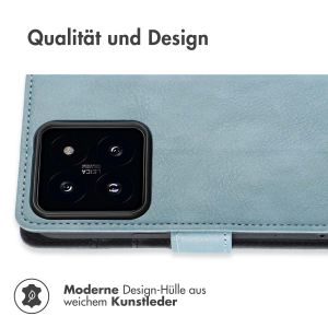 iMoshion Luxuriöse Klapphülle für das Xiaomi 14 - Hellblau