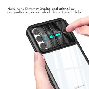 iMoshion Back Cover mit Kameraschieber für das Samsung Galaxy A25 - Schwarz