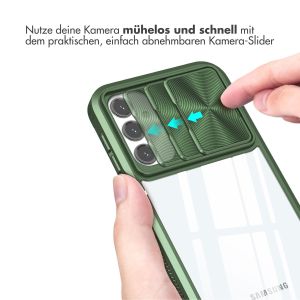 iMoshion Back Cover mit Kameraschieber für das Samsung Galaxy A25 - Dunkelgrün