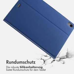 Accezz Classic Tablet Case für das iPad Air 5 (2022) / Air 4 (2020) - Dunkelblau