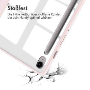 iMoshion Trifold Hardcase Klapphülle für das Samsung Tab S9 FE 10.9 Zoll / Tab S9 11.0 Zoll - Rosa