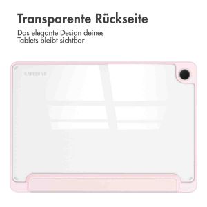 iMoshion Trifold Hardcase Klapphülle für das Samsung Galaxy Tab A9 Plus - Rosa