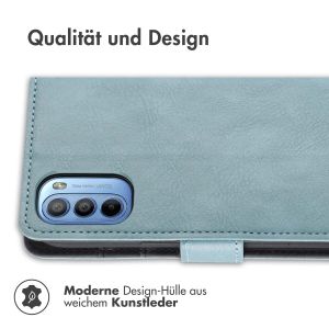 iMoshion Luxuriöse Klapphülle für das Motorola Moto G14 - Hellblau