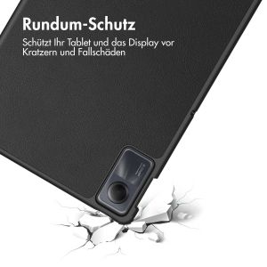 iMoshion Trifold Klapphülle für das Xiaomi Redmi Pad SE - Schwarz