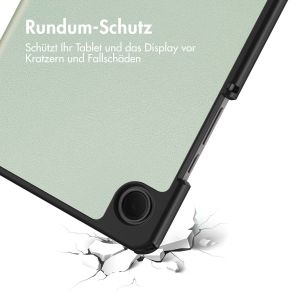 iMoshion Trifold Klapphülle für das Samsung Galaxy Tab A9 8.7 Zoll - Hellgrün