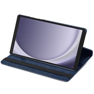 iMoshion 360° drehbare Klapphülle für das Samsung Galaxy Tab A9 8.7 Zoll - Dunkelblau
