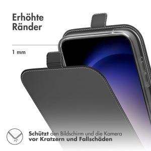 Accezz Schwarzer Flip Case für das Samsung Galaxy S23 FE - Schwarz