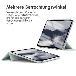 iMoshion Magnetic Klapphülle für das iPad Air 5 (2022) / Air 4 (2020) - Hellgrün