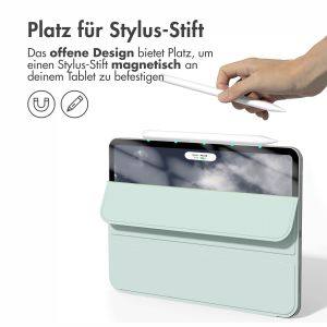 iMoshion Magnetic Klapphülle für das iPad Air 5 (2022) / Air 4 (2020) - Hellgrün