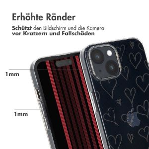 iMoshion Design Hülle für das iPhone 15 - Hearts