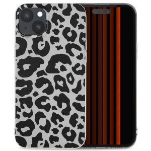iMoshion Design Hülle für das iPhone 15 Plus - Leopard / Schwarz