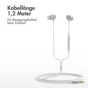 iMoshion In-ear Kopfhörer - Kabelgebundene Kopfhörer - AUX / 3,5 mm Klinkenanschluss - Weiß