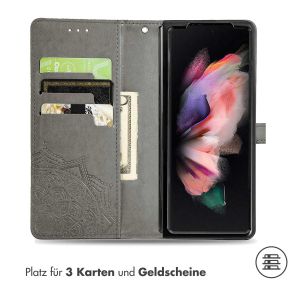 iMoshion Mandala Klapphülle für das Samsung Galaxy Z Fold 5 - Grau