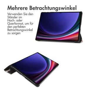 iMoshion Design Trifold Klapphülle für das Samsung Galaxy Tab S9 Plus - Leopard