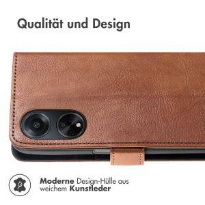 iMoshion Luxuriöse Klapphülle für das Oppo A98 - Braun