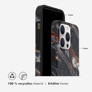 Selencia Aurora Fashion Back Case für das iPhone 15 Pro Max - Strapazierfähige Hülle - 100% recycelt - Schwarzen Marmor