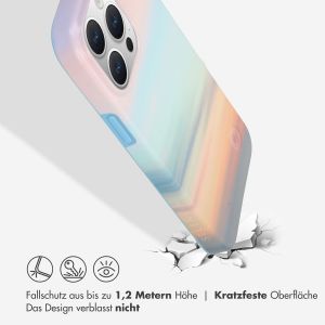 Selencia Aurora Fashion Back Case für das iPhone 15 Pro Max - Strapazierfähige Hülle - 100% recycelt - Sky Sunset Multicolor