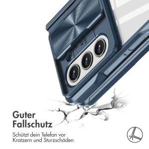 iMoshion Back Cover mit Kameraschieber für das Samsung Galaxy Z Fold 5 - Dunkelblau